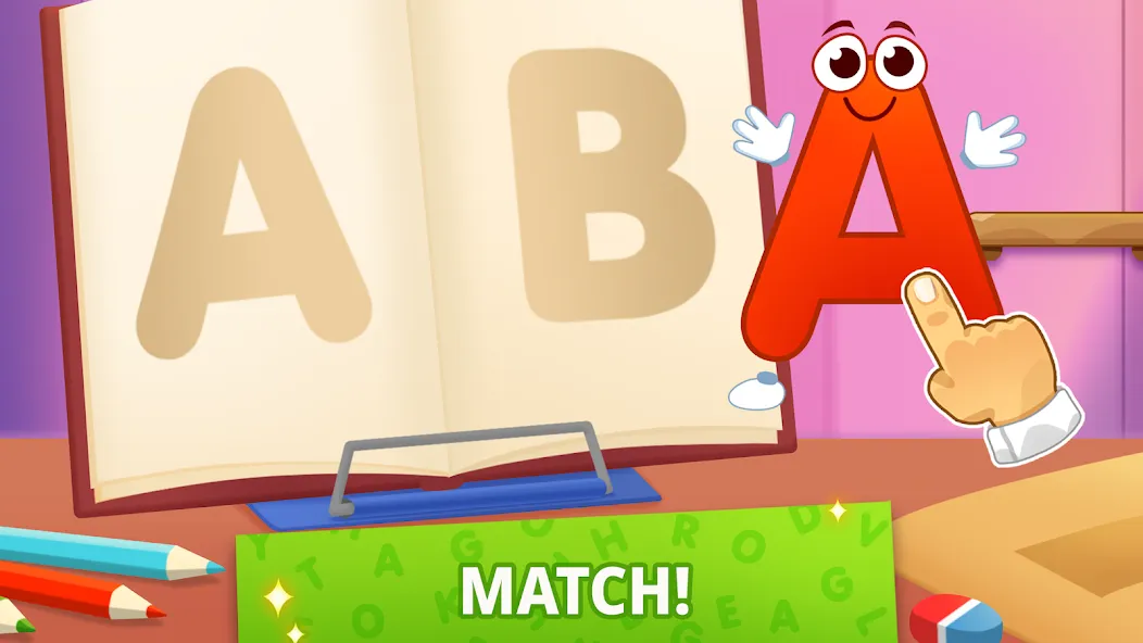 Скачать взлом ABC kids! Alphabet, letters  [МОД Много монет] — последняя версия apk на Андроид screen 2