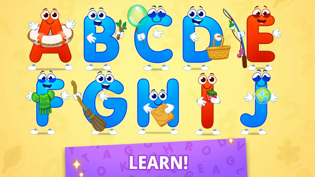 Скачать взлом ABC kids! Alphabet, letters  [МОД Много монет] — последняя версия apk на Андроид screen 3