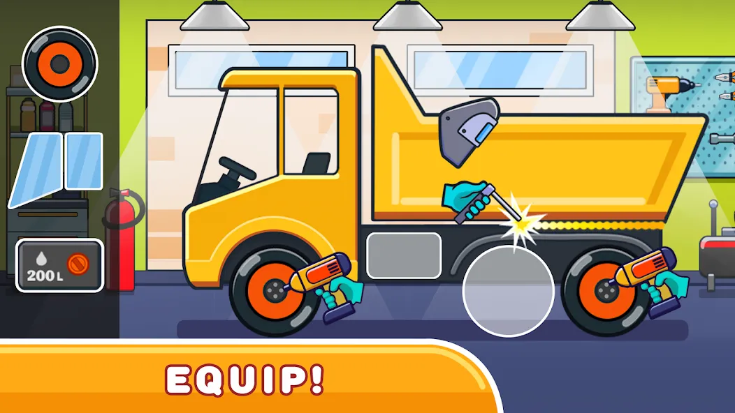 Скачать взломанную Car & Games for kids building  [МОД Много монет] — последняя версия apk на Андроид screen 1