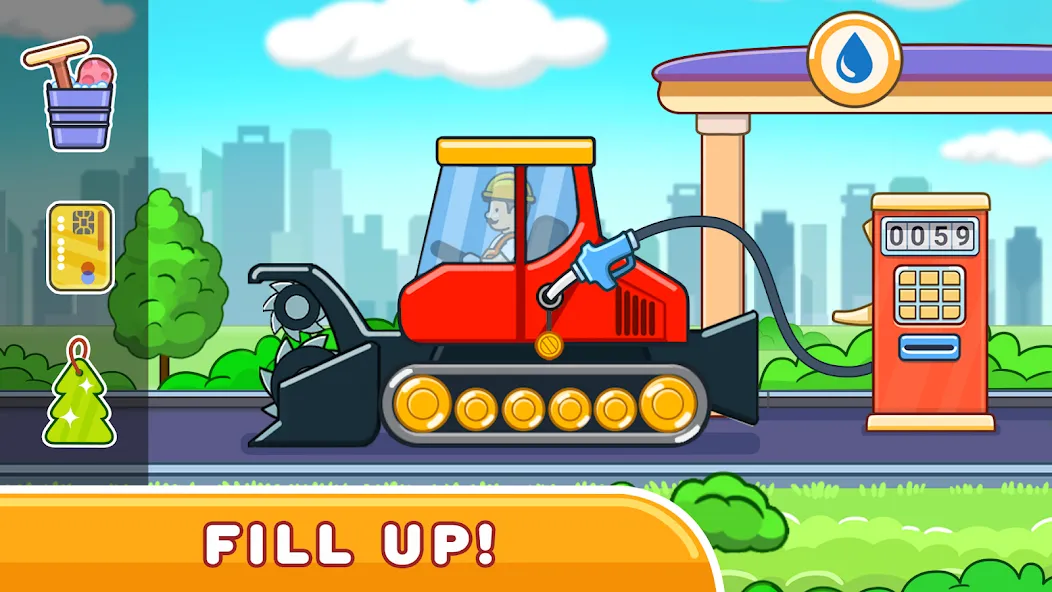 Скачать взломанную Car & Games for kids building  [МОД Много монет] — последняя версия apk на Андроид screen 2