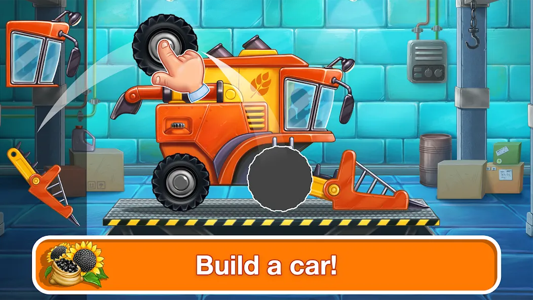 Взлом Tractor, car: kids farm games  [МОД Menu] — полная версия apk на Андроид screen 1