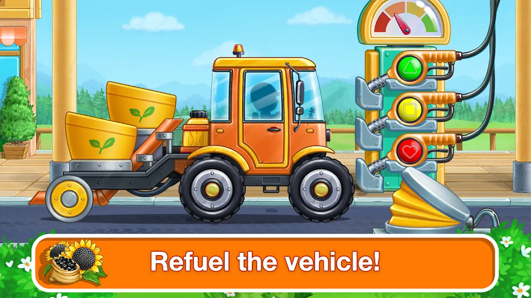 Взлом Tractor, car: kids farm games  [МОД Menu] — полная версия apk на Андроид screen 5