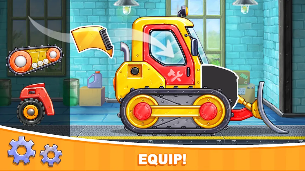 Скачать взломанную Car games Bulldozer for kids 5  [МОД Бесконечные деньги] — полная версия apk на Андроид screen 1