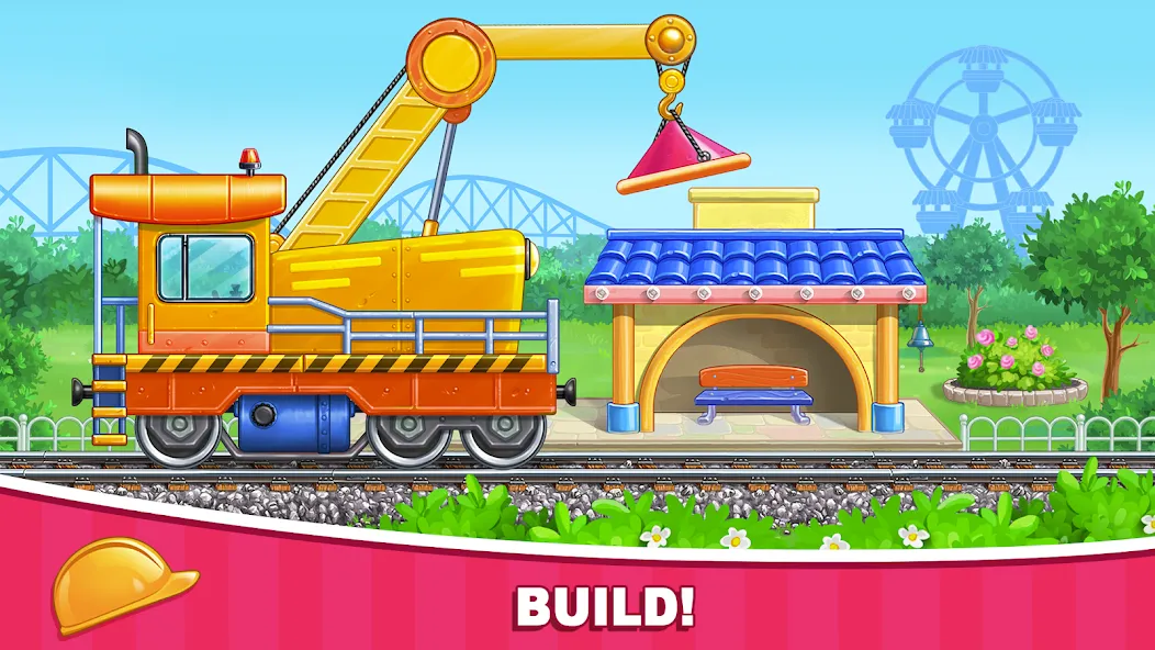 Скачать взломанную Car games Bulldozer for kids 5  [МОД Бесконечные деньги] — полная версия apk на Андроид screen 4