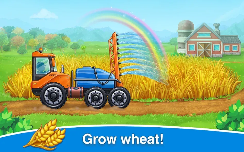 Взлом Farm land & Harvest Kids Games  [МОД Много монет] — последняя версия apk на Андроид screen 3