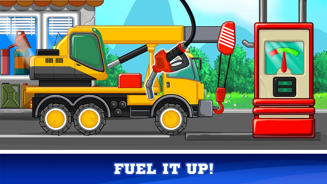 Взлом Kids Cars Games build a truck  [МОД Menu] — полная версия apk на Андроид screen 4