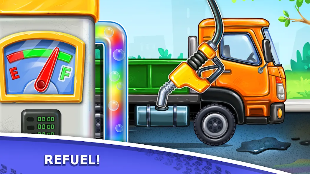 Взломанная Truck games — build a house  [МОД Все открыто] — стабильная версия apk на Андроид screen 2