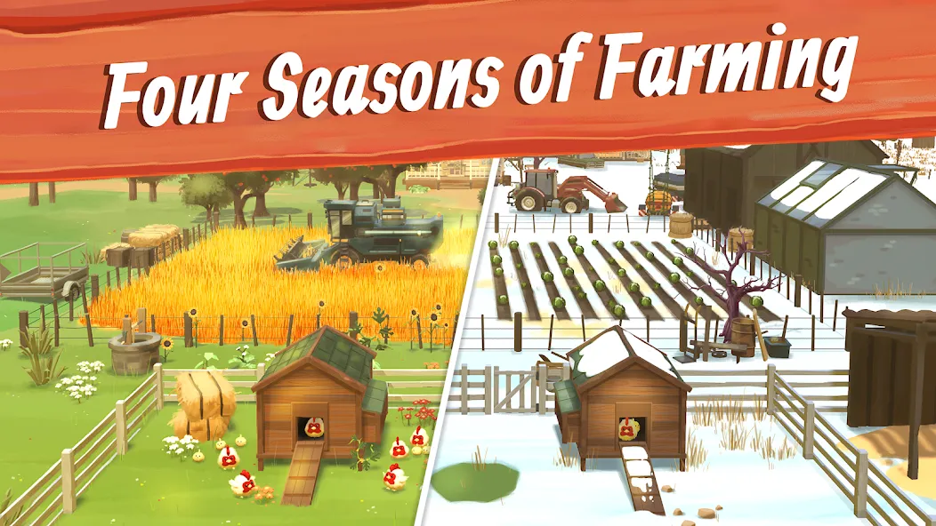 Взлом Big Farm: Mobile Harvest (Биг Фарм)  [МОД Бесконечные деньги] — полная версия apk на Андроид screen 2