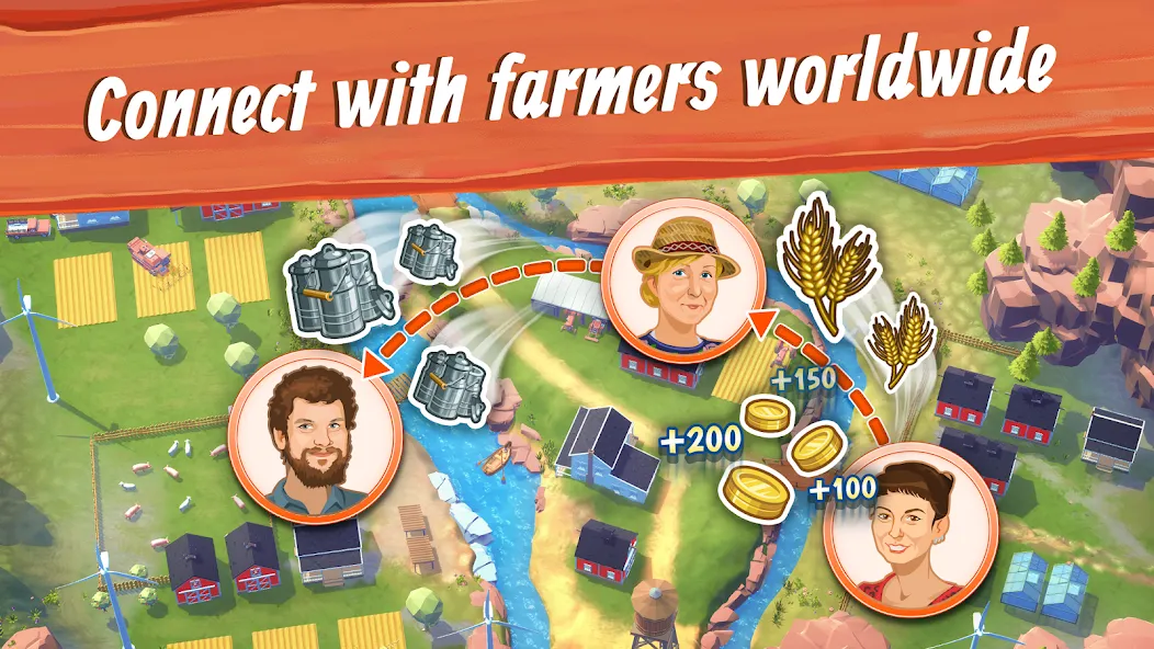 Взлом Big Farm: Mobile Harvest (Биг Фарм)  [МОД Бесконечные деньги] — полная версия apk на Андроид screen 5