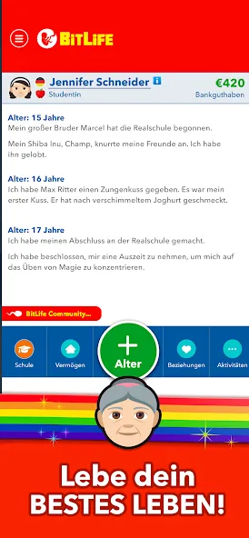 Взлом BitLife DE — Lebenssimulation (Битлайф ДЕ)  [МОД Меню] — стабильная версия apk на Андроид screen 4