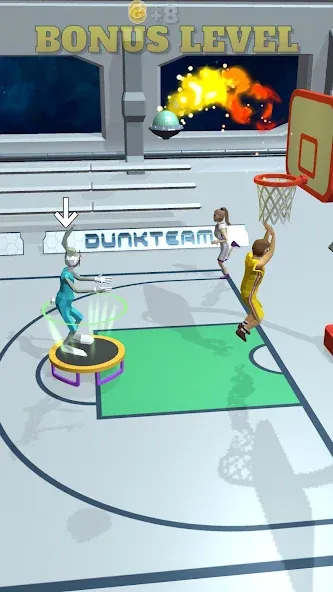 Скачать взлом Dunk Team (Данк Тим)  [МОД Unlimited Money] — последняя версия apk на Андроид screen 3