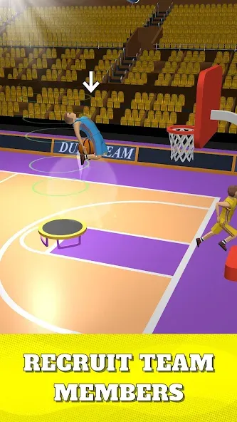 Скачать взлом Dunk Team (Данк Тим)  [МОД Unlimited Money] — последняя версия apk на Андроид screen 4