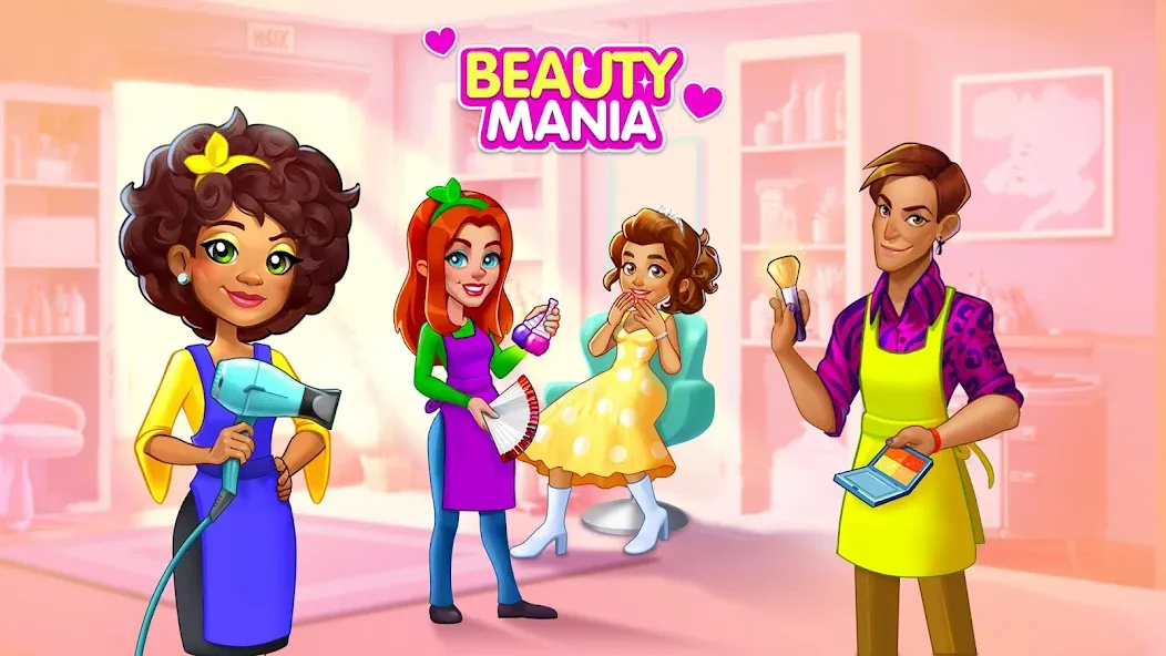 Взлом Makeover Salon: Beauty Mania (Маковер Салон)  [МОД Все открыто] — стабильная версия apk на Андроид screen 1