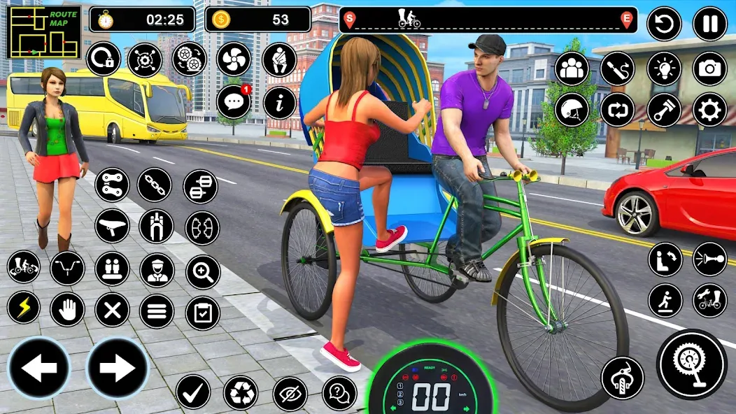 Скачать взлом BMX Cycle Games 3D Cycle Race (игры на велосипеде 3D гонка)  [МОД Unlimited Money] — полная версия apk на Андроид screen 2