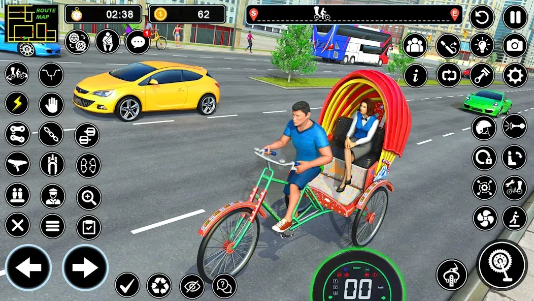 Скачать взлом BMX Cycle Games 3D Cycle Race (игры на велосипеде 3D гонка)  [МОД Unlimited Money] — полная версия apk на Андроид screen 3