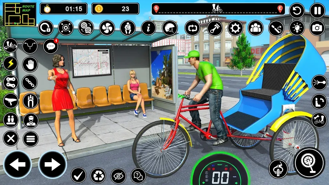 Скачать взлом BMX Cycle Games 3D Cycle Race (игры на велосипеде 3D гонка)  [МОД Unlimited Money] — полная версия apk на Андроид screen 5