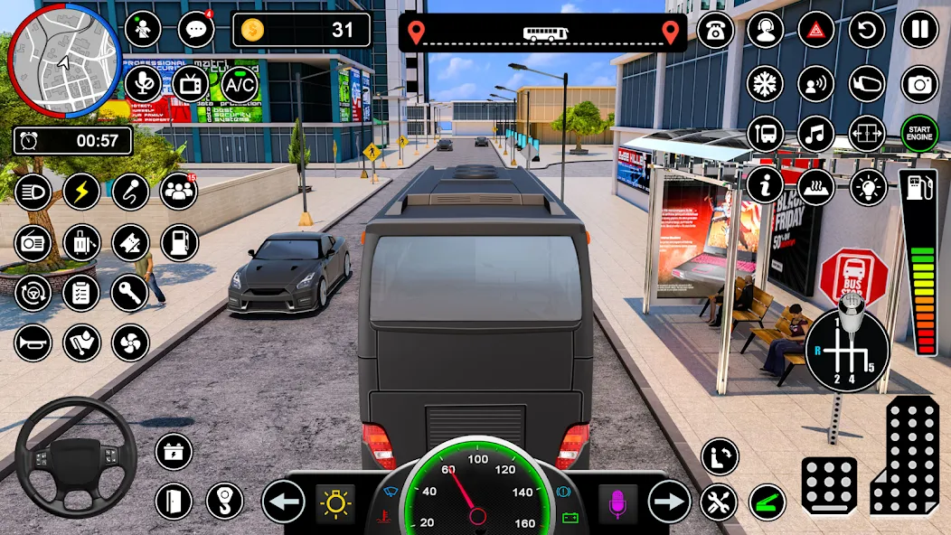 Скачать взлом Bus Simulator — Driving Games  [МОД Много монет] — полная версия apk на Андроид screen 3