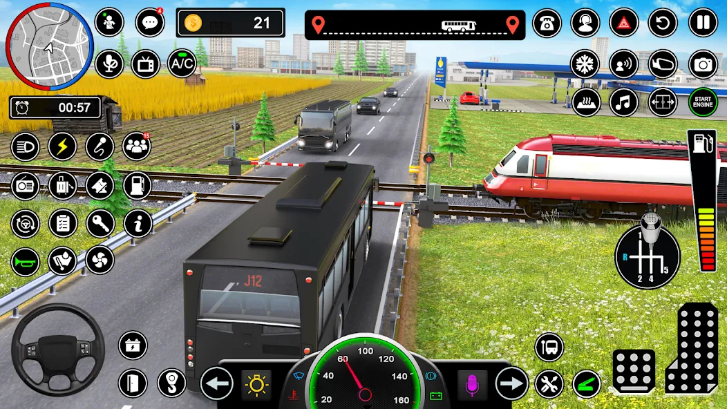 Скачать взлом Bus Simulator — Driving Games  [МОД Много монет] — полная версия apk на Андроид screen 4