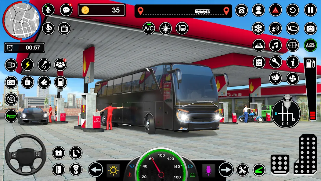 Скачать взлом Bus Simulator — Driving Games  [МОД Много монет] — полная версия apk на Андроид screen 5