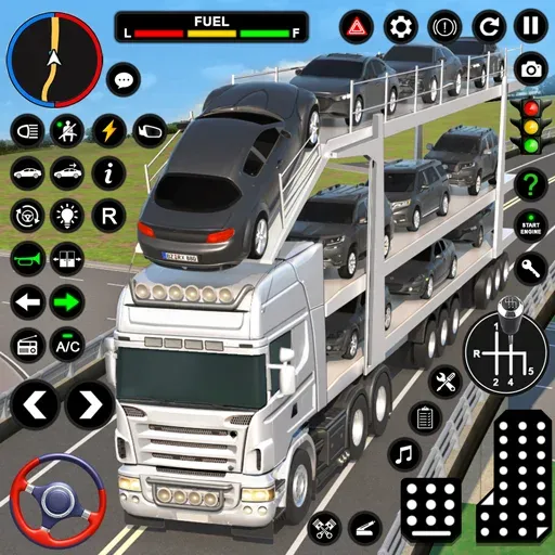 Взлом Car Transport — Truck Games 3D  [МОД Бесконечные монеты] — стабильная версия apk на Андроид screen 1