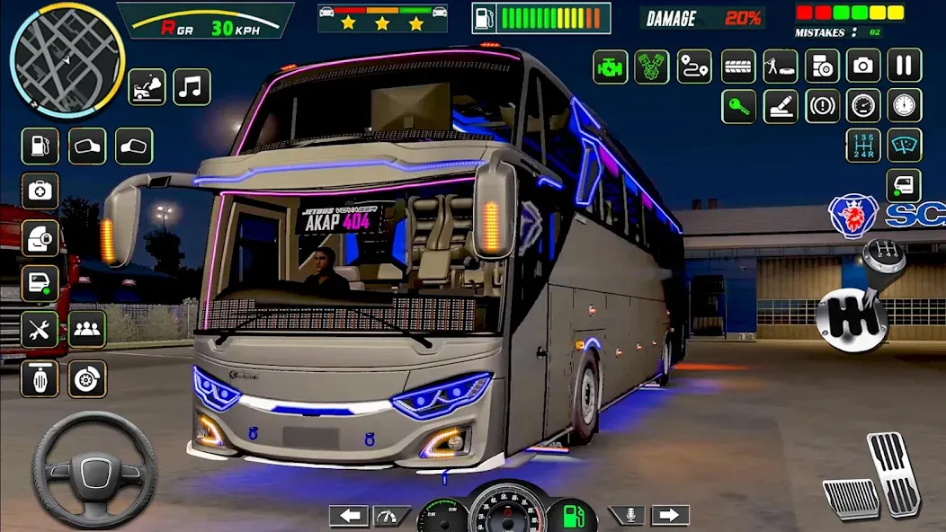 Скачать взлом Public Coach Bus Driving Game (Паблик Коуч Бас Драйвинг Гейм)  [МОД Unlocked] — последняя версия apk на Андроид screen 1