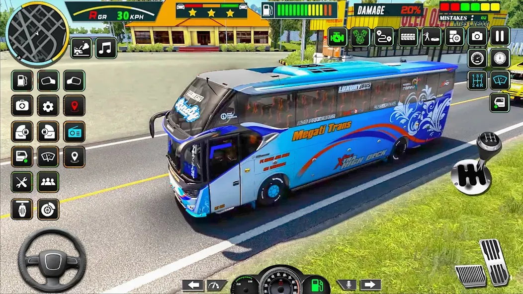 Скачать взлом Public Coach Bus Driving Game (Паблик Коуч Бас Драйвинг Гейм)  [МОД Unlocked] — последняя версия apk на Андроид screen 4