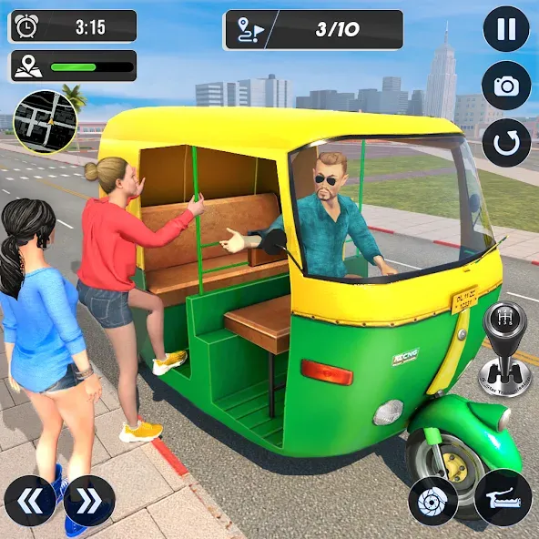 Скачать взлом Tuk Tuk Auto Driving Games 3D  [МОД Много денег] — полная версия apk на Андроид screen 1