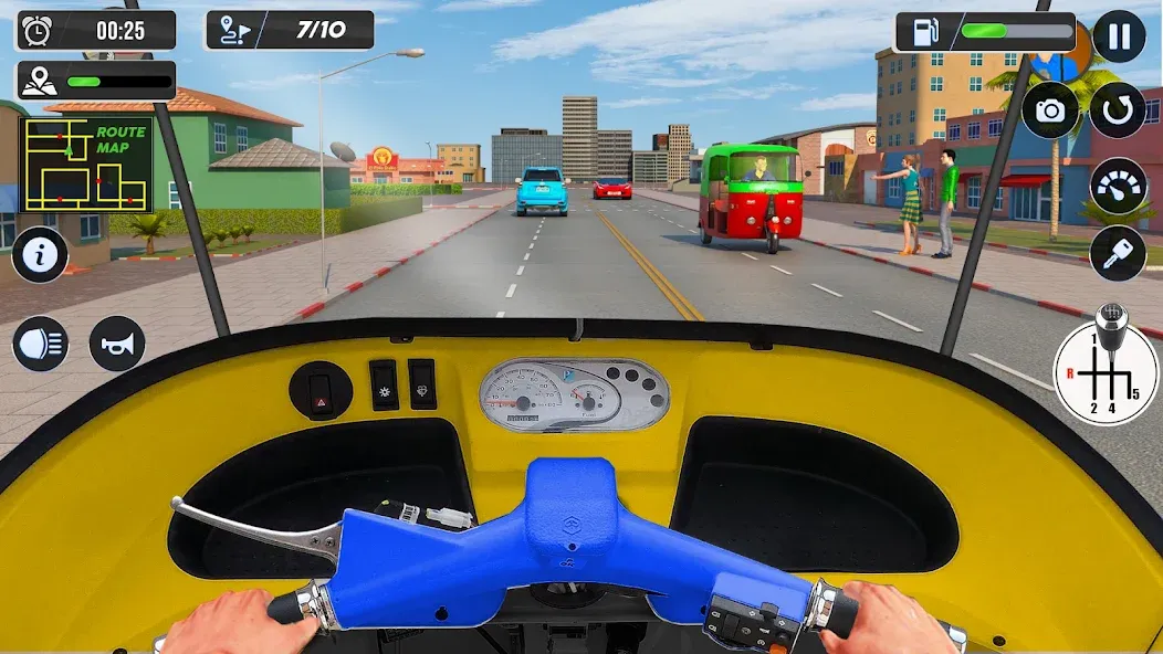 Скачать взлом Tuk Tuk Auto Driving Games 3D  [МОД Много денег] — полная версия apk на Андроид screen 2