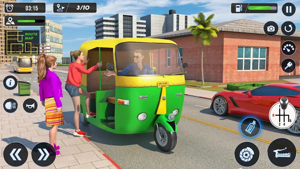 Скачать взлом Tuk Tuk Auto Driving Games 3D  [МОД Много денег] — полная версия apk на Андроид screen 4