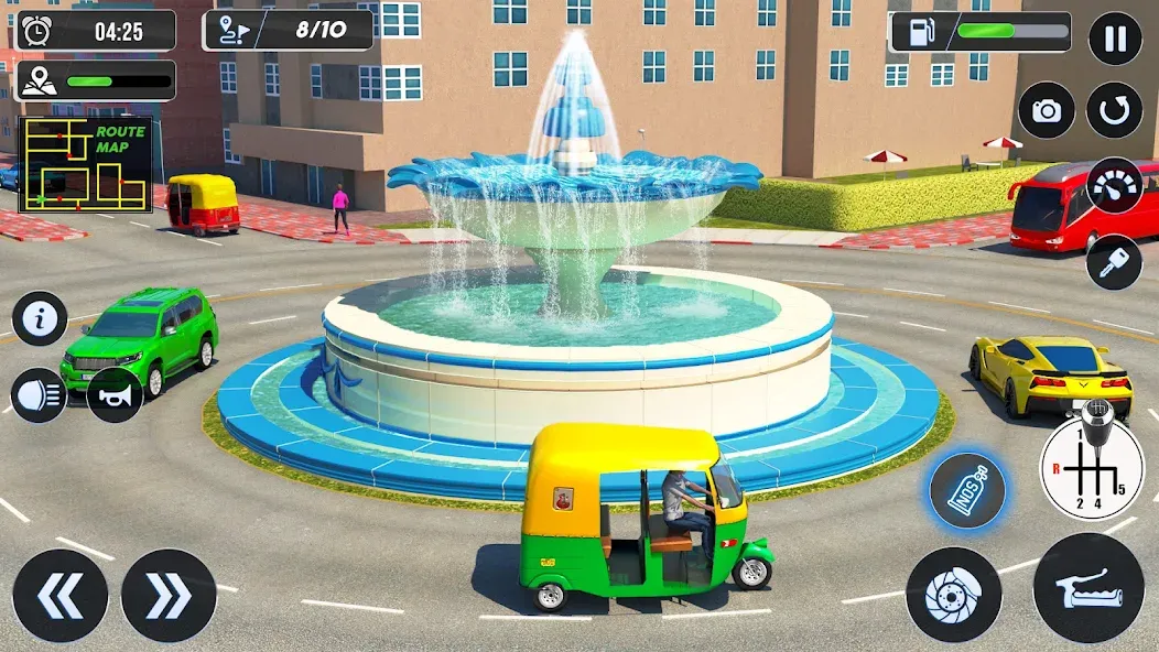 Скачать взлом Tuk Tuk Auto Driving Games 3D  [МОД Много денег] — полная версия apk на Андроид screen 5