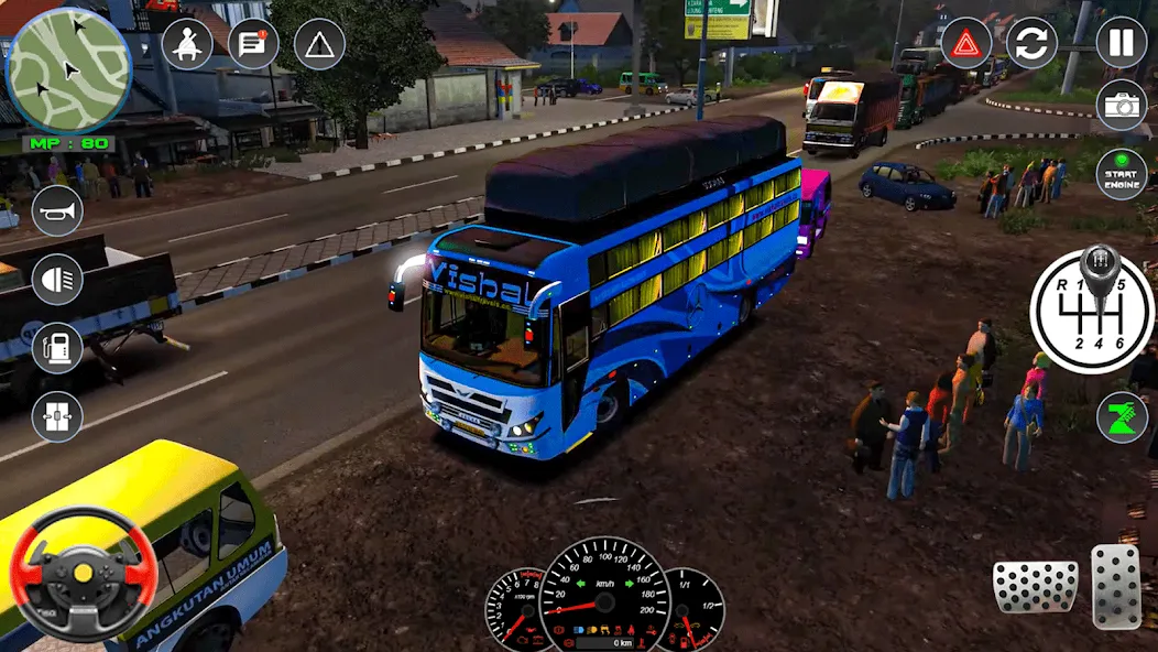 Скачать взлом City Bus Driving: Bus Games 3D  [МОД Unlimited Money] — последняя версия apk на Андроид screen 1