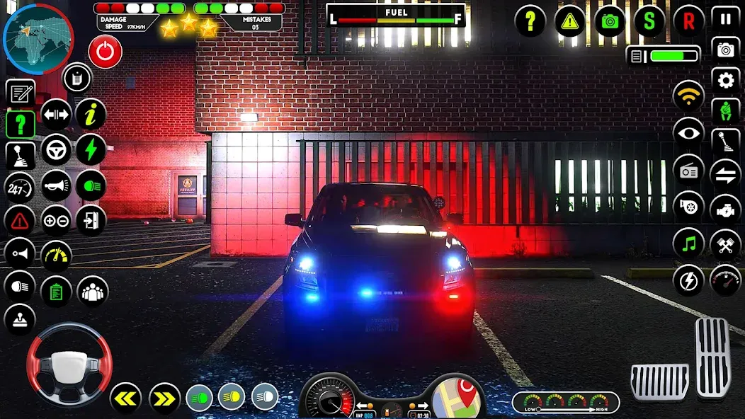 Скачать взломанную NYPD Police Car Parking Game  [МОД Много монет] — последняя версия apk на Андроид screen 2