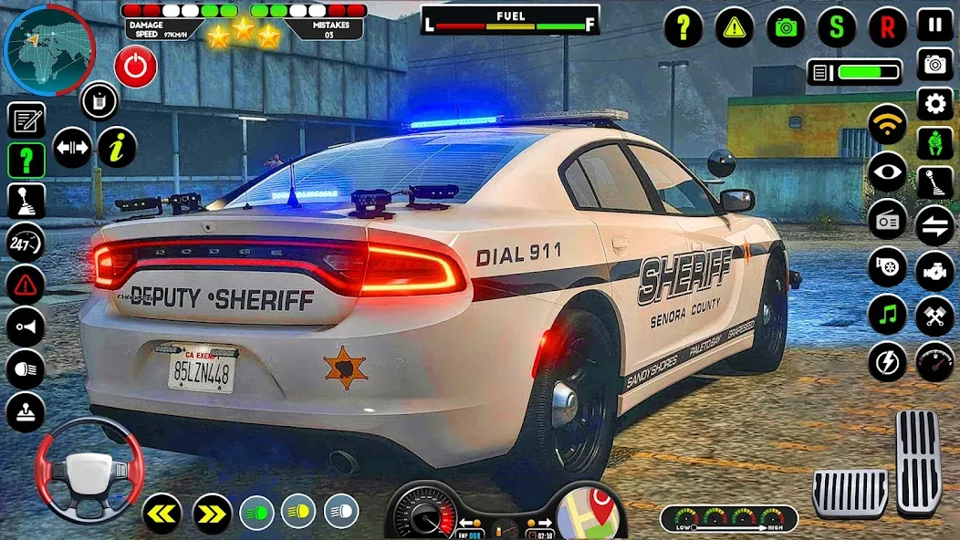 Скачать взломанную NYPD Police Car Parking Game  [МОД Много монет] — последняя версия apk на Андроид screen 3