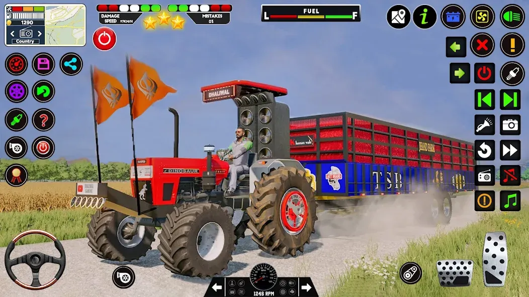 Скачать взлом Tractor Driving — Tractor Game  [МОД Mega Pack] — полная версия apk на Андроид screen 1