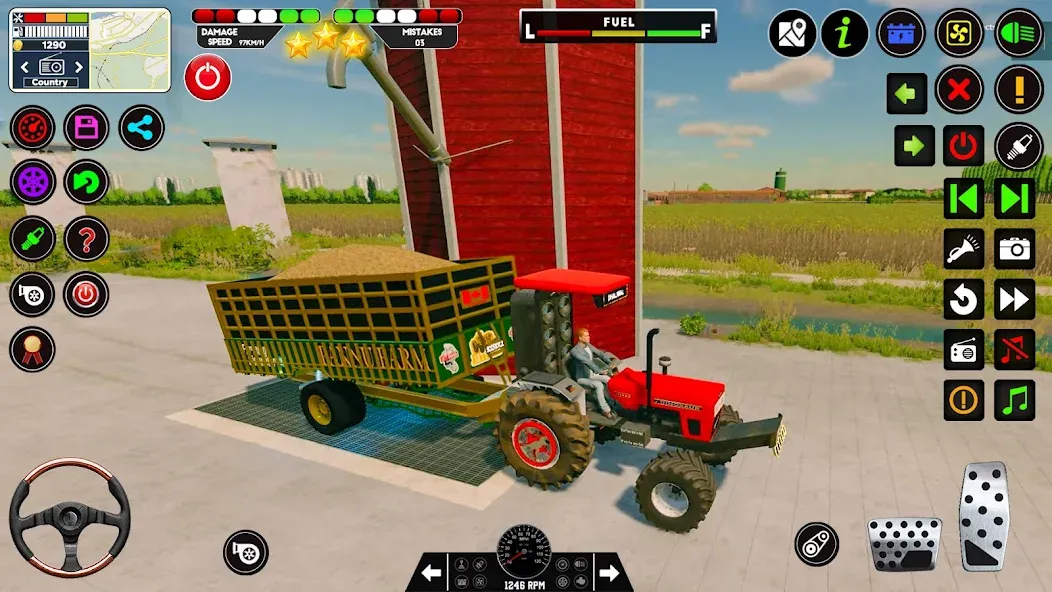 Скачать взлом Tractor Driving — Tractor Game  [МОД Mega Pack] — полная версия apk на Андроид screen 4