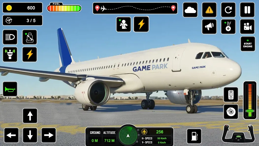 Скачать взломанную Pilot Simulator: Airplane Game  [МОД Unlocked] — последняя версия apk на Андроид screen 1