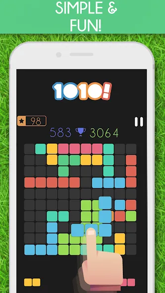 Взломанная 1010! Block Puzzle Game  [МОД Много денег] — полная версия apk на Андроид screen 4