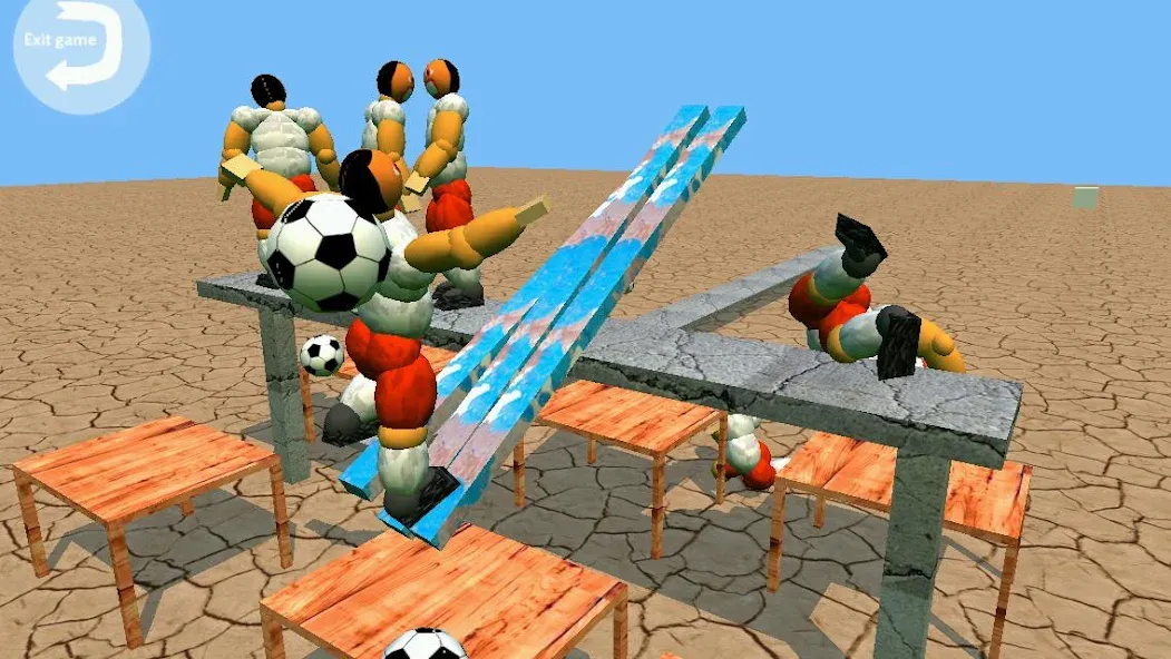 Взлом Goofball Goals Soccer Game 3D (Гуфбол Голз Соккер Гейм 3Д)  [МОД Много денег] — стабильная версия apk на Андроид screen 5