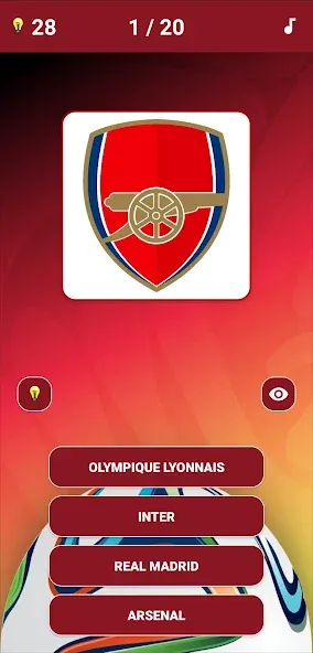 Взломанная Guess the Soccer Logo Quiz  [МОД Mega Pack] — стабильная версия apk на Андроид screen 1