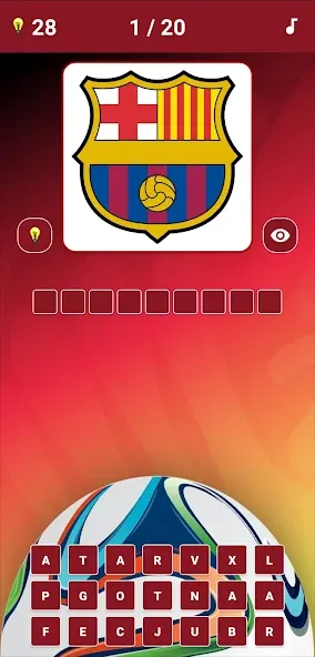 Взломанная Guess the Soccer Logo Quiz  [МОД Mega Pack] — стабильная версия apk на Андроид screen 3