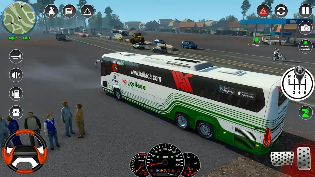 Взломанная Bus Simulator 2023 — City Bus  [МОД Меню] — последняя версия apk на Андроид screen 4