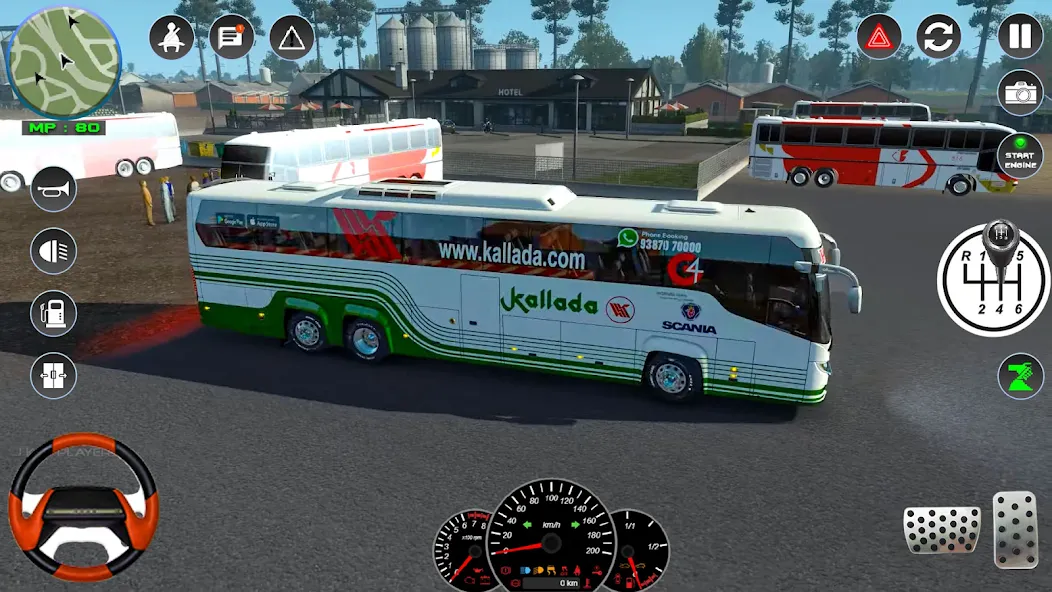 Взломанная Bus Simulator 2023 — City Bus  [МОД Меню] — последняя версия apk на Андроид screen 5