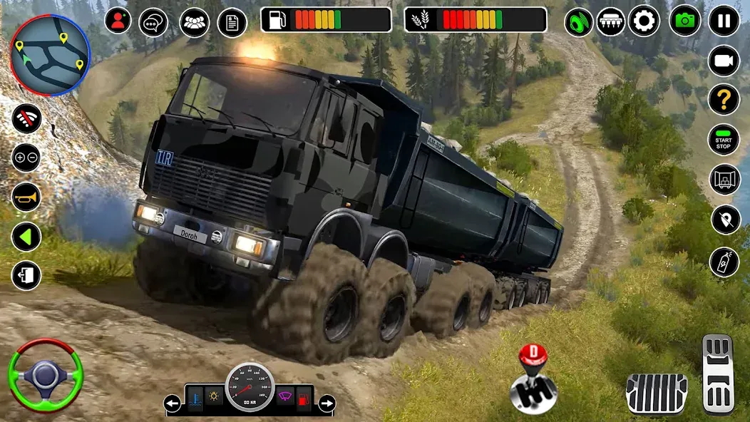 Взлом Offroad Mud Truck Simulator 3D  [МОД Unlimited Money] — стабильная версия apk на Андроид screen 1