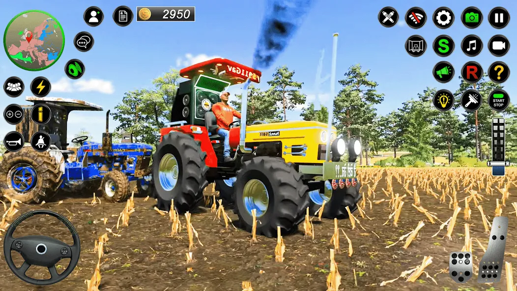 Скачать взломанную Real Farmer Tractor Drive Game (Фармер Трактор 3Д Фермерские Игры)  [МОД Все открыто] — стабильная версия apk на Андроид screen 5