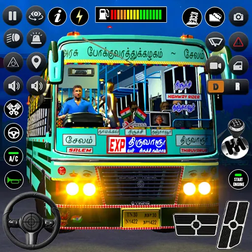 Скачать взломанную Real Passenger Bus Driving Sim  [МОД Unlimited Money] — полная версия apk на Андроид screen 1