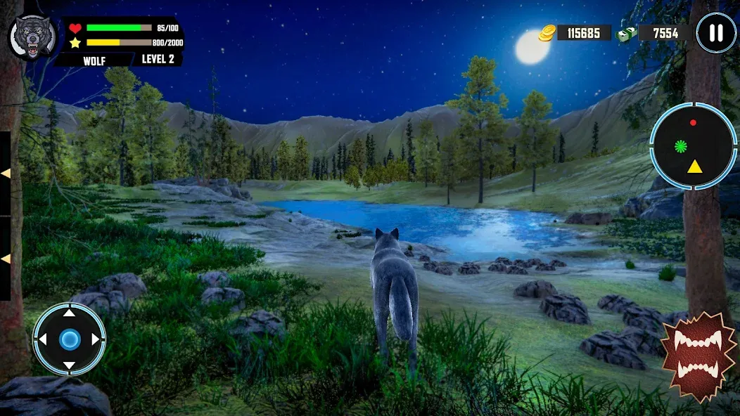 Взлом Wild Wolf Simulator Games  [МОД Unlimited Money] — полная версия apk на Андроид screen 4