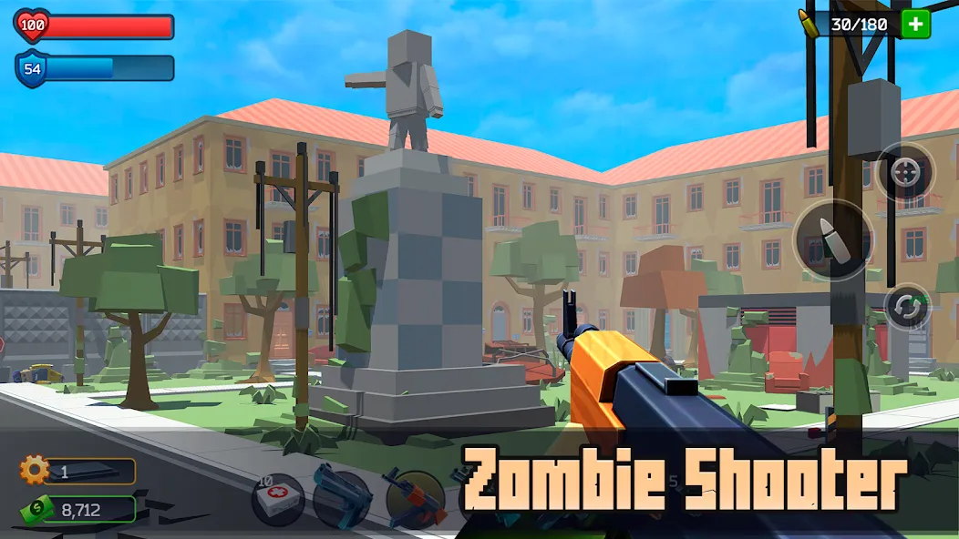 Скачать взломанную Pixel Combat: Zombies Strike (Пиксельный бой)  [МОД Mega Pack] — полная версия apk на Андроид screen 5