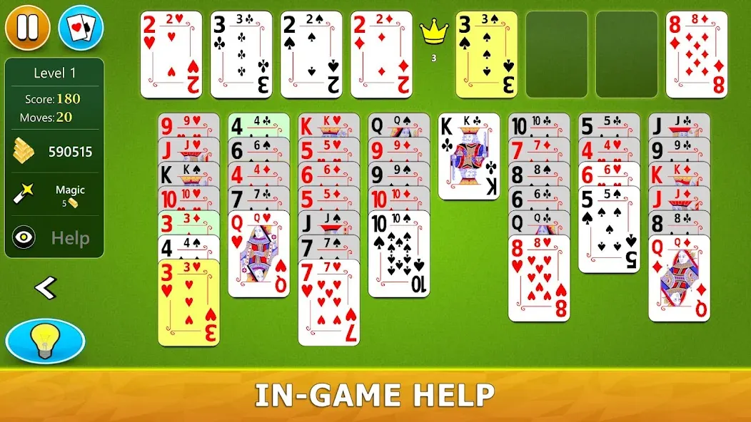 Взломанная FreeCell Solitaire — Card Game  [МОД Unlocked] — последняя версия apk на Андроид screen 5