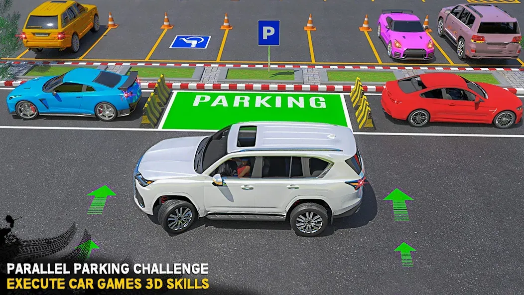 Скачать взлом Car Parking 3D — Car Games 3D (Парковка Игра)  [МОД Unlocked] — последняя версия apk на Андроид screen 3