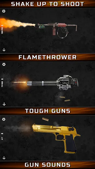 Скачать взломанную Gun Simulator : Tough Guns  [МОД Menu] — стабильная версия apk на Андроид screen 1